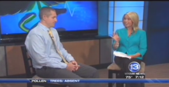 Dr. Christopher Brown Talks to Channel 13 News About Sports Medicine
